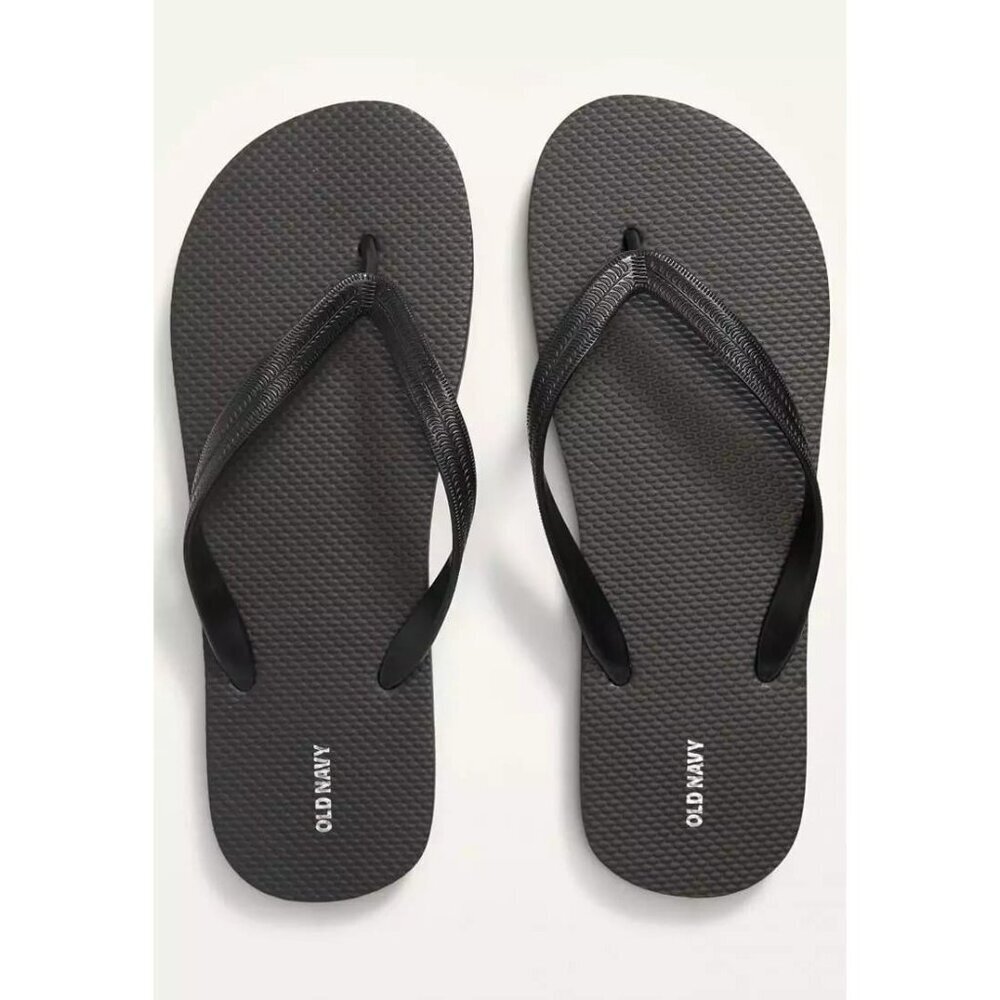OLD Navy Black Plant Based Flip Flop